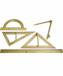 Kit Desenho Geométrico – Réguas do Professor 05 peças