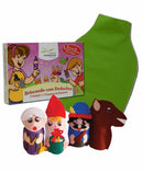 Dedoches + Avental Cx. c/ Chapeuzinho Vermelho