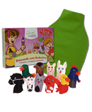 Dedoches + Avental Cx. c/ Animais Domésticos