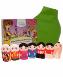 Dedoches + Avental Cx. c/ Família Branca