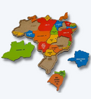 QUEBRA CABEÇA MAPA BRASIL ESTADOS E CAPITAIS