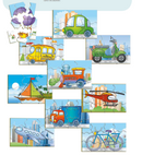 CONJUNTO QUEBRA-CABEÇAS MEIOS DE TRANSPORTE