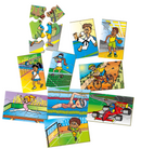 CONJUNTO QUEBRA-CABEÇAS DE ATIVIDADES ESPORTIVAS