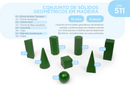 CONJUNTO DE SÓLIDOS GEOMÉTRICOS EM MADEIRA