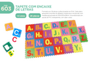 TAPETE COM ENCAIXE DE LETRAS