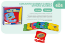 CONJUNTO QUEBRA-CABEÇA DIVISÃO SILÁBICA