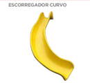 Escorregador Curvo