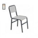 Cadeira Escolar - Adulto - MDF / Metalon - Com Cantoneira