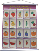 Painel Memória Frutas e Legumes