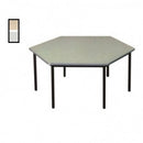 Mesa Escolar - Adulto - Metalon / MDF - Hexagonal